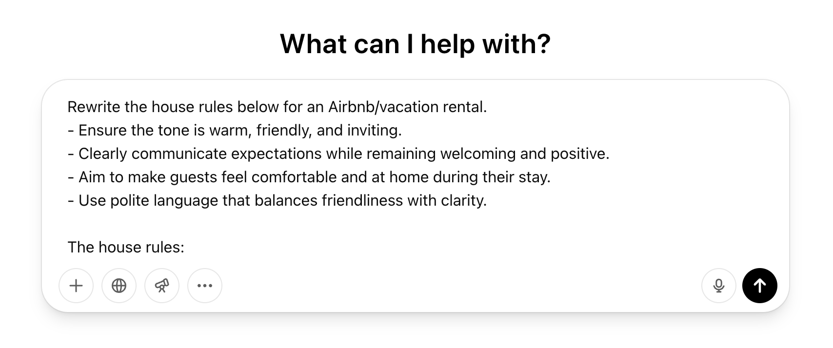 Use ChatGPT to improve the tone of your house rules