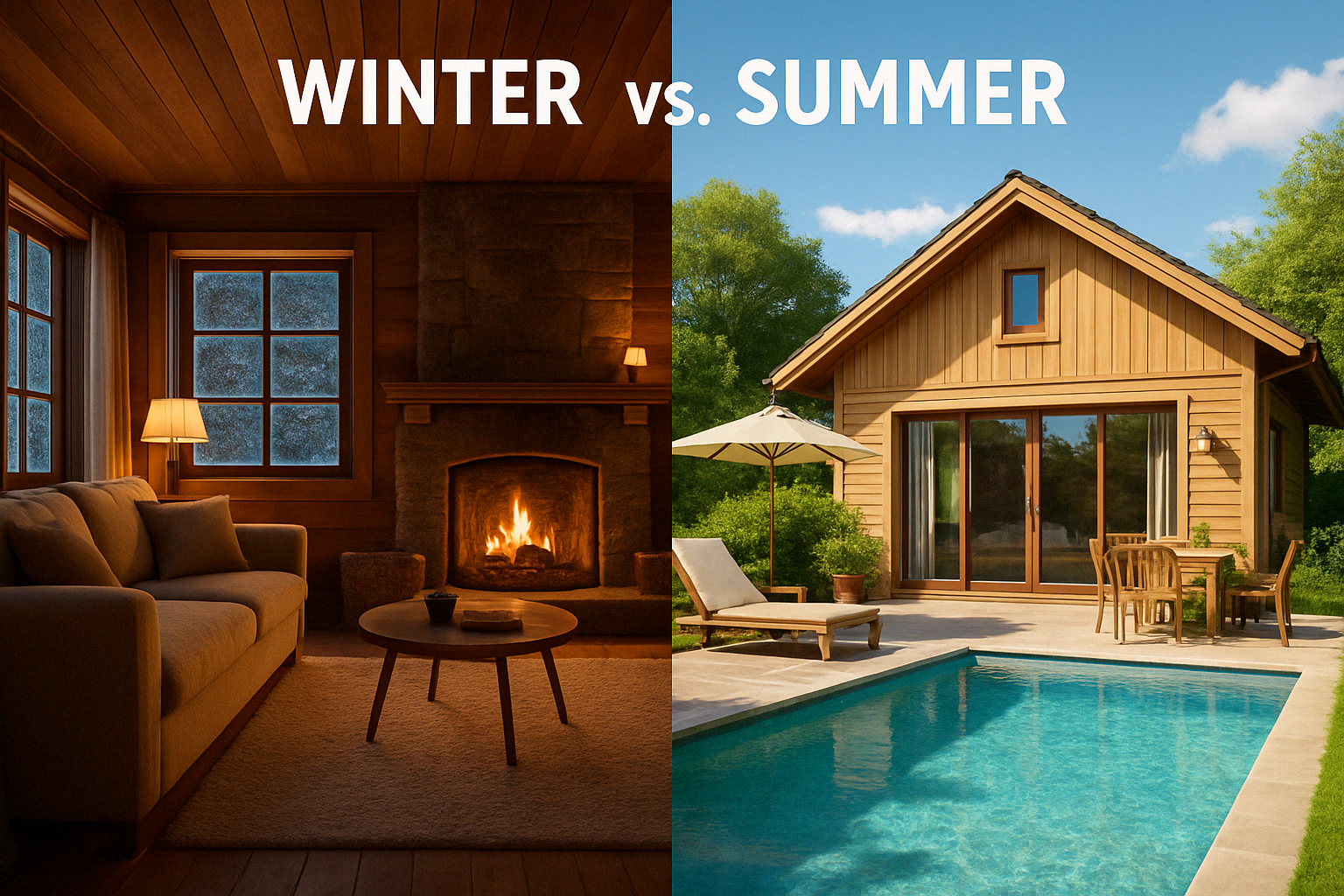Winter vs. summer photos