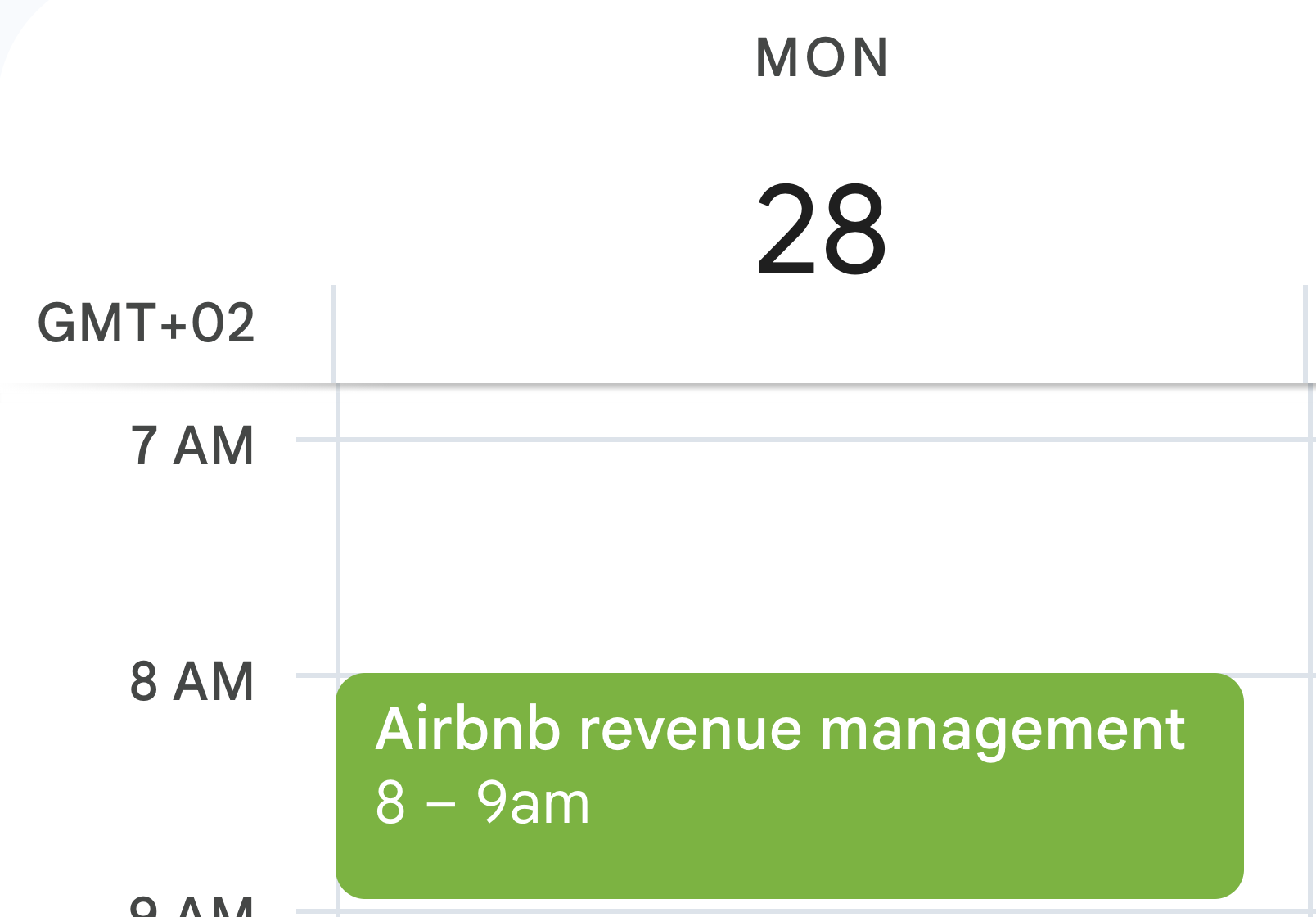 Schedule time for your Airbnb revenue management weekly or bi-weekly